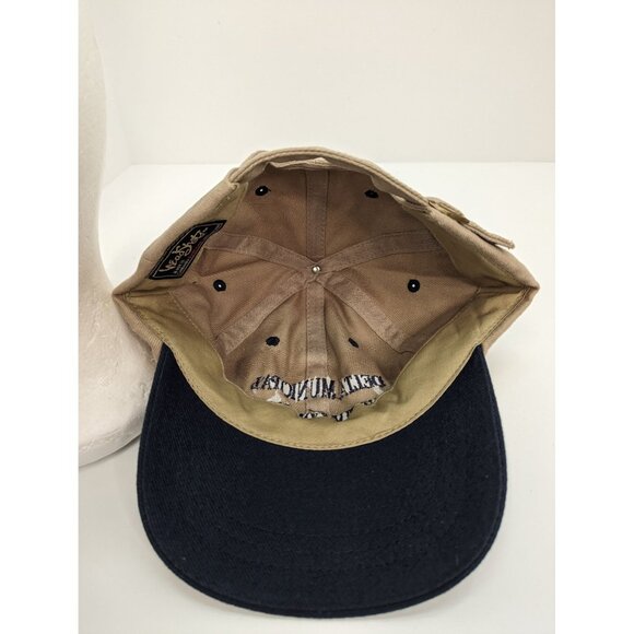 Delta Municipal Supply Company Emb Logo Men Brown Adj Strapback Cap Hat - Picture 7 of 8